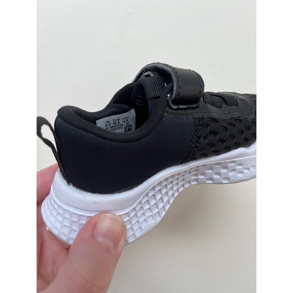 Lacoste Court-Drive Mesh Stretch-Knit Infant Trainers, size 4.5 - Picture 6 of 6